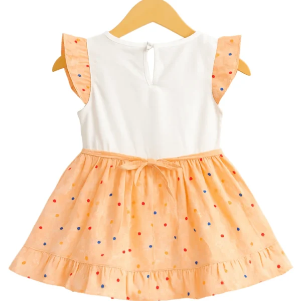Peach Bunny Frock