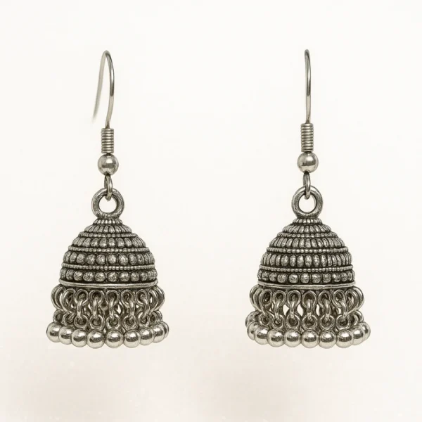 Antique-Silver-Jhumki