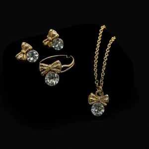 Belle Bow Pendant Set