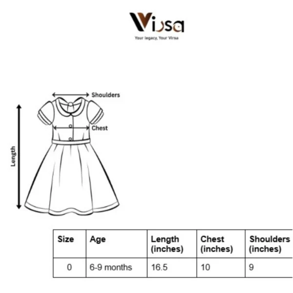 Bunny Frock Size Chart