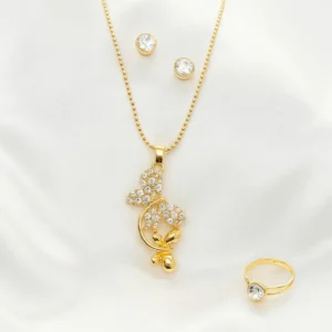Butterfly Pendant Set