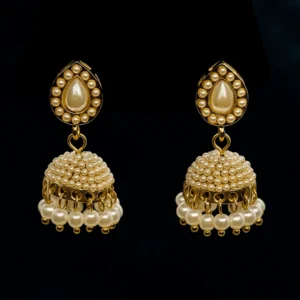 Classic-White-Jhumki