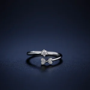 Crystal Bow Ring