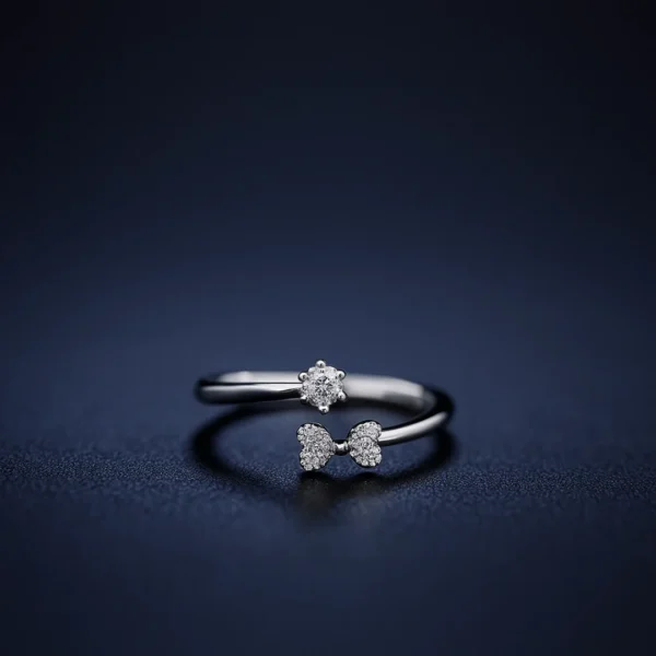 Crystal Bow Ring
