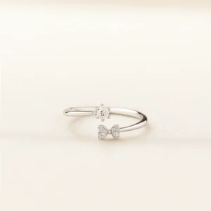 Crystal Bow Ring