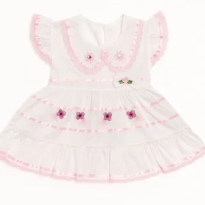 Embroidered Butterfly Frock