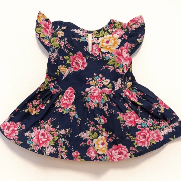 Embroidered Floral Frock