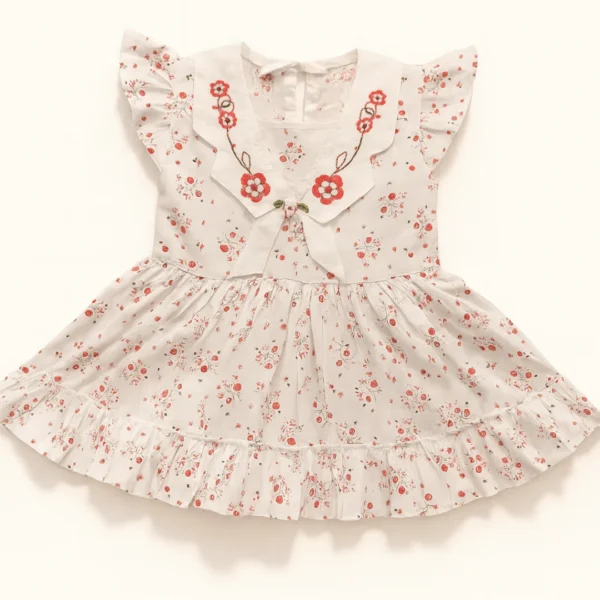 Garden Embroidered Frock