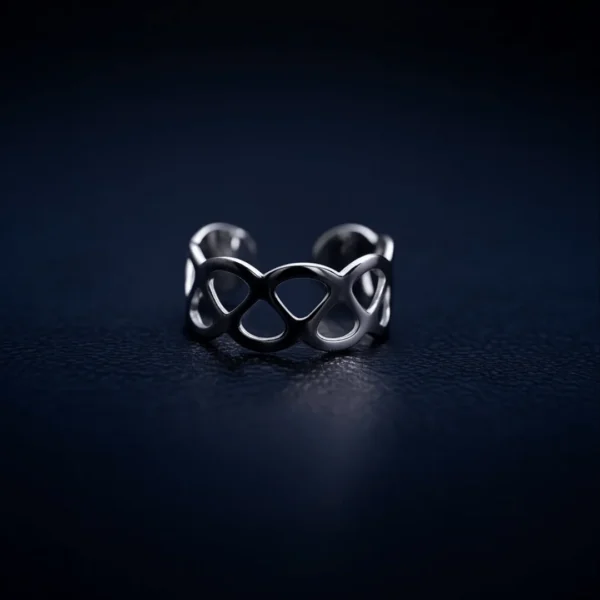 Infinity Noir Ring