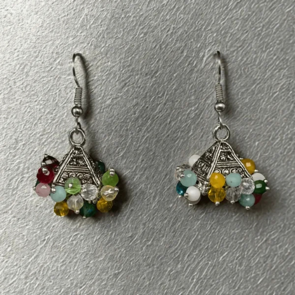 Multicolor-Pyramid-Jhumki