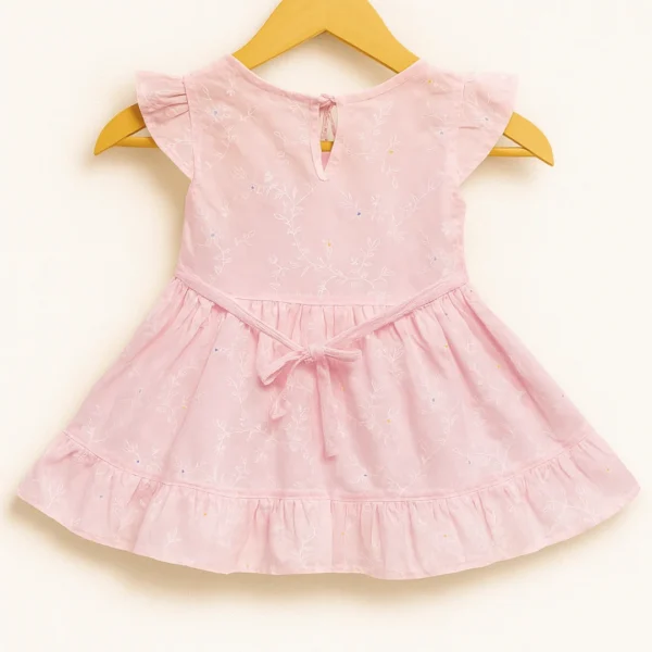 Petal Embroidered Princess Frock