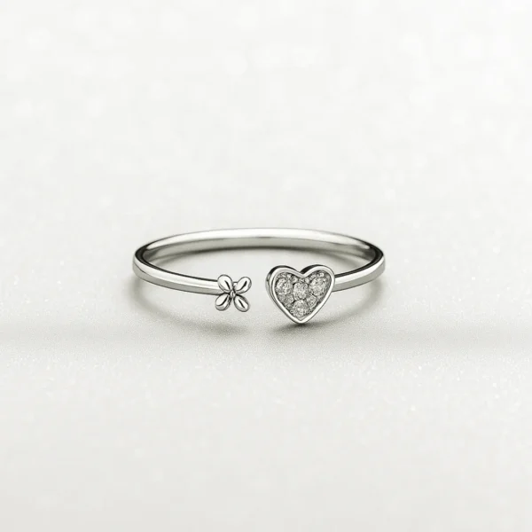 Petal Heart Ring