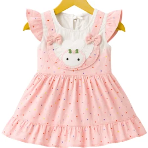 Pink Bunny Frock