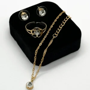 Solitaire Pendant Set
